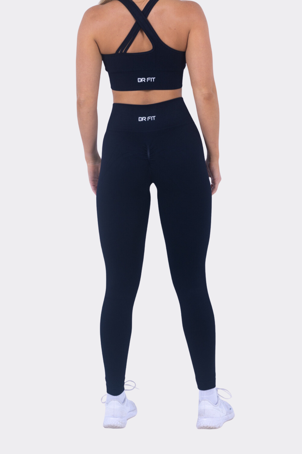 Cris Cross Black Leggings