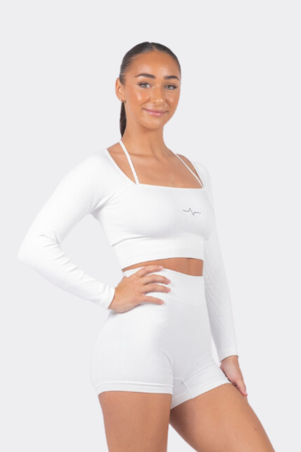 Evoque White Long Sleeved Top
