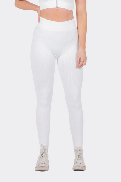 Spring White Leggings