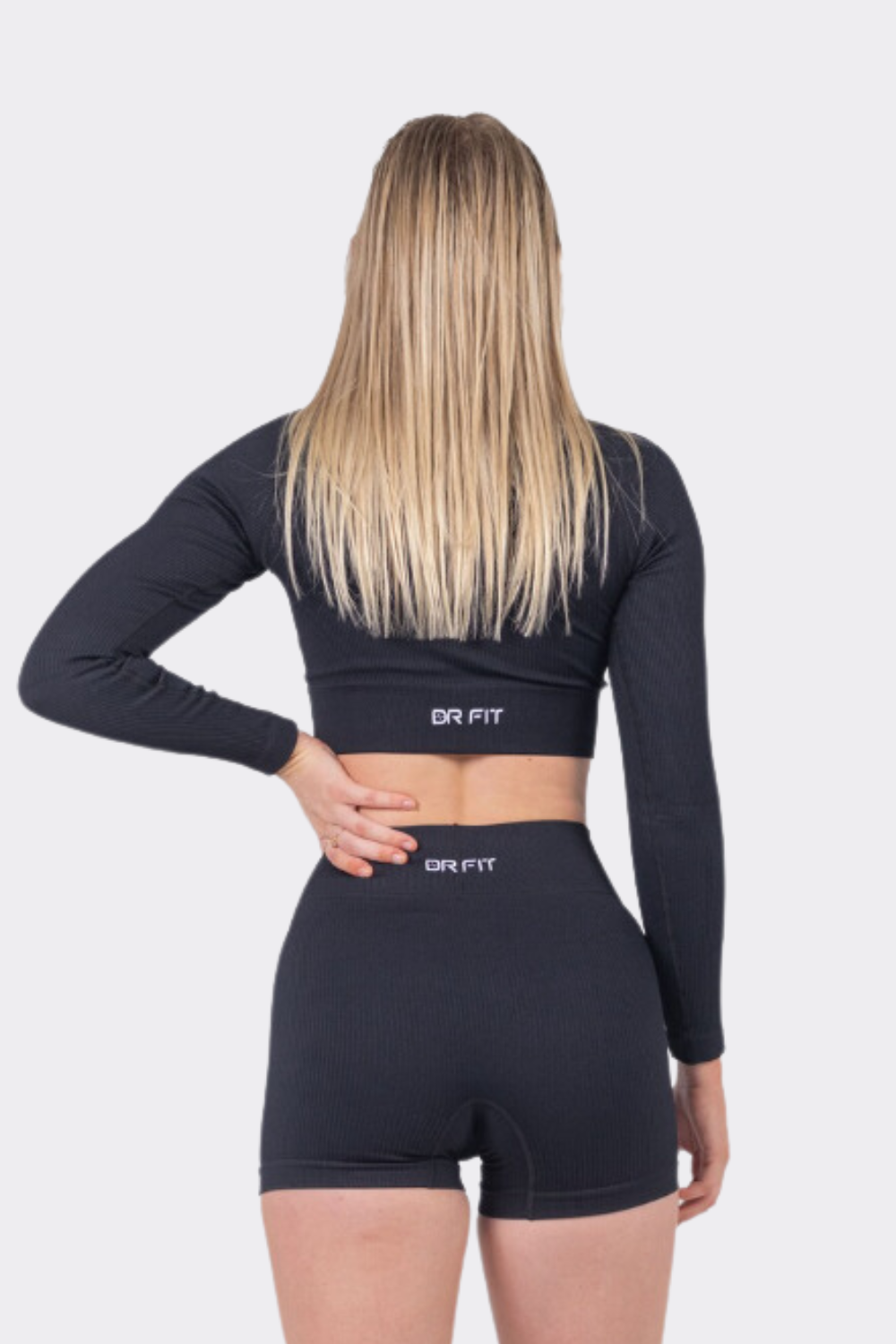 Evoque Black Long Sleeved Top