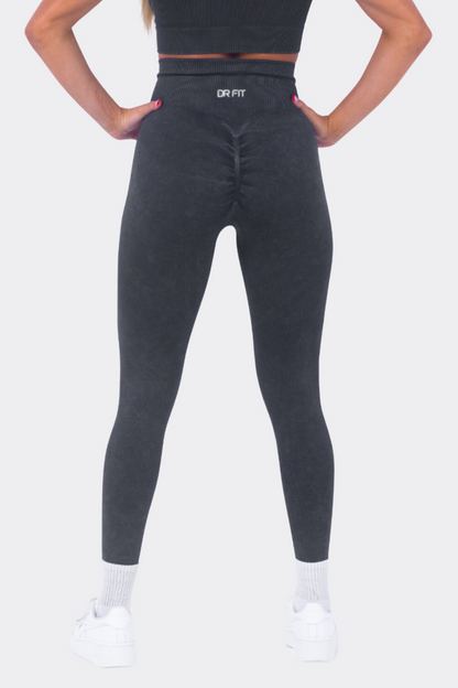 Turtle Black Leggings