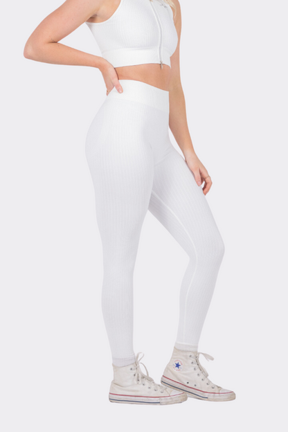 Spring White Leggings