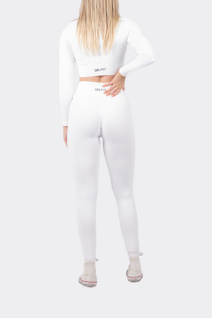 Evoque White Leggings
