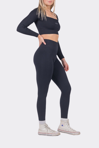 Evoque Black Leggings