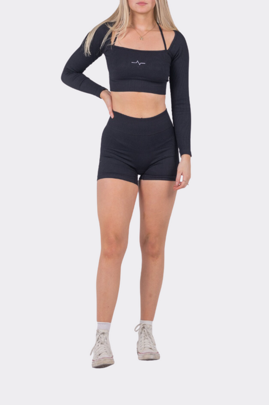 Evoque Black Shorts