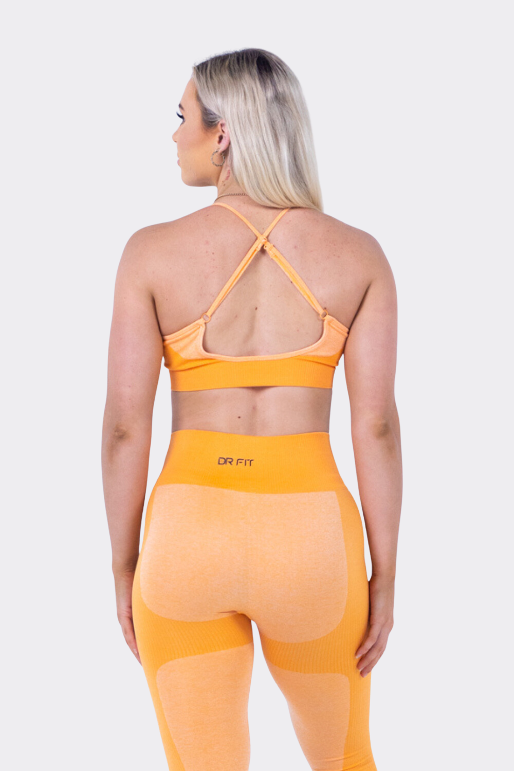 Alive Orange Seamless Bra